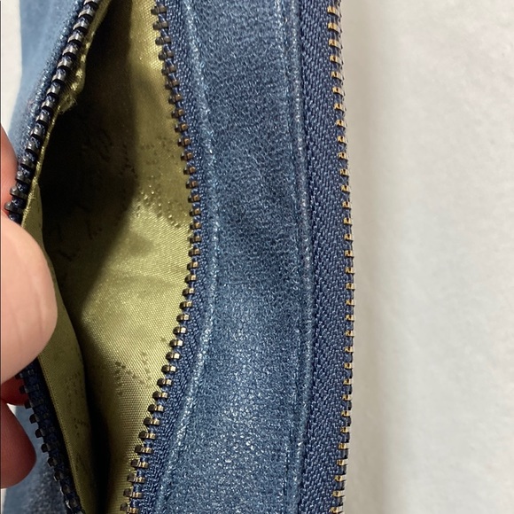 Stella McCartney Falabella Blue Wallet with Textured Finish - Picture 7 of 9